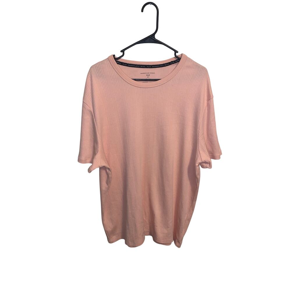 Shaquille O’neal peach colored ribbed t-shirt super comfy size XL Tall ,l 1 1